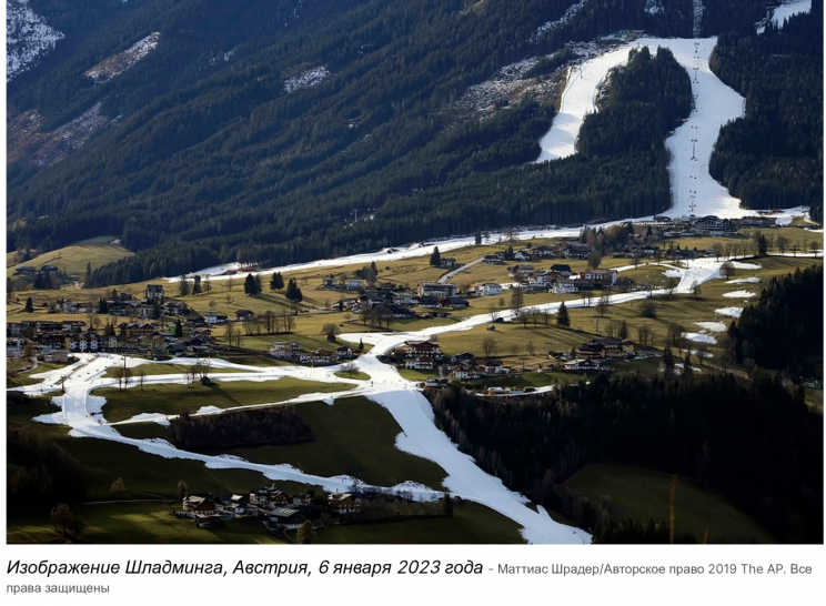 Какие горнолыжные курорты Европы больше всего пострадают от потепления?